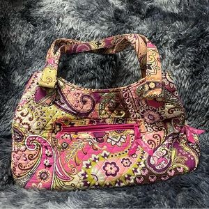 Vera Bradley Large Handbag pink/purple/green